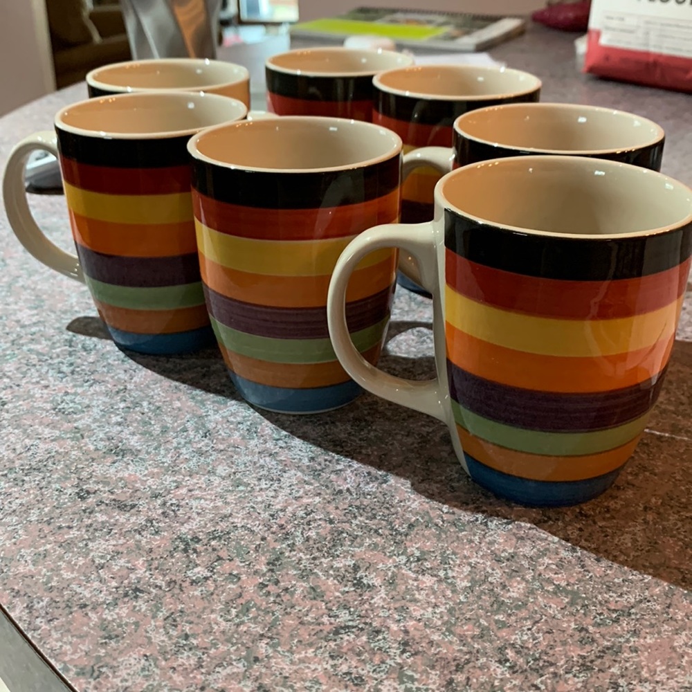 Coffee mugs - set of 7